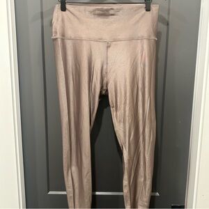 NWOT Beyond Yoga Metallic Bronze Leggings, Size XXL
